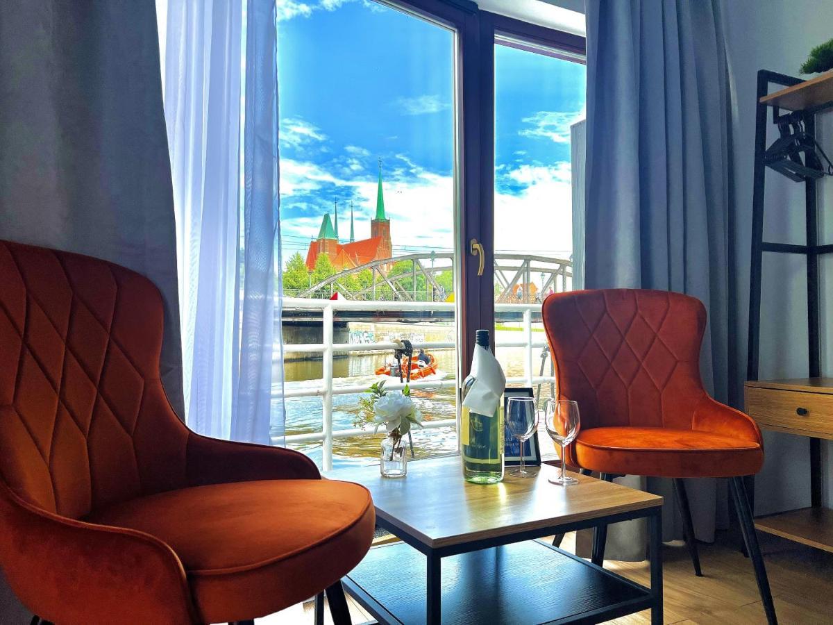 Great Polonia River Boat Apartments 弗罗茨瓦夫 外观 照片