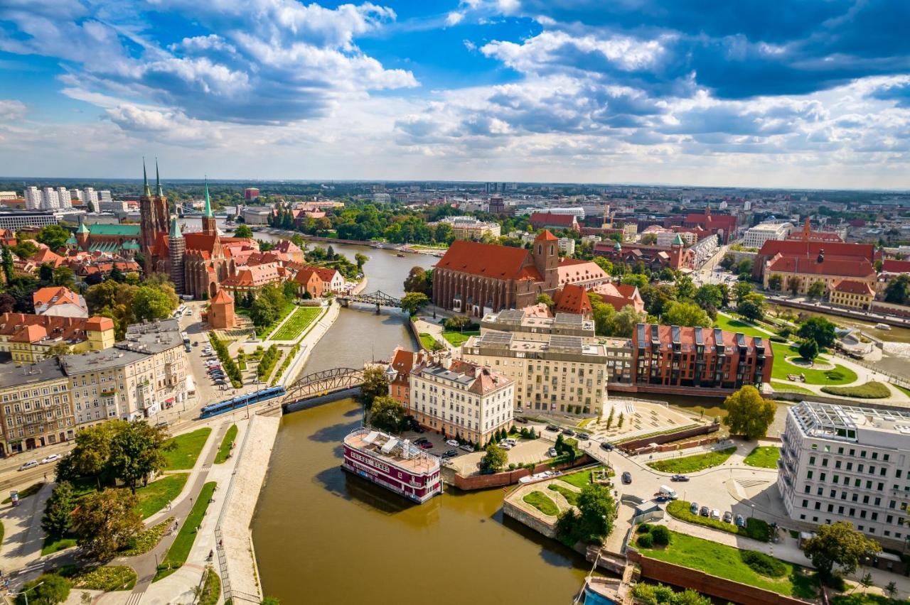 Great Polonia River Boat Apartments 弗罗茨瓦夫 外观 照片