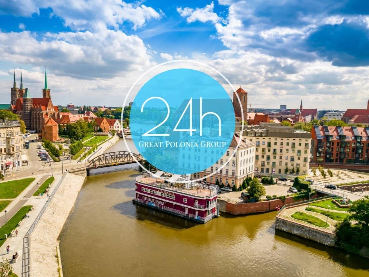 Great Polonia River Boat Apartments 弗罗茨瓦夫 外观 照片