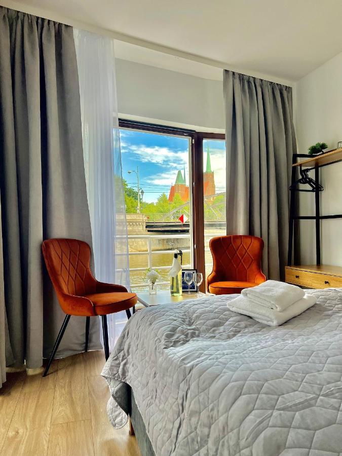 Great Polonia River Boat Apartments 弗罗茨瓦夫 外观 照片